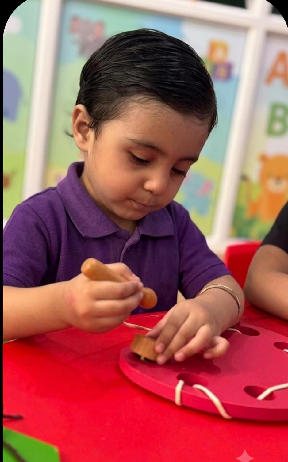Children learning and playing at EVA Preschool